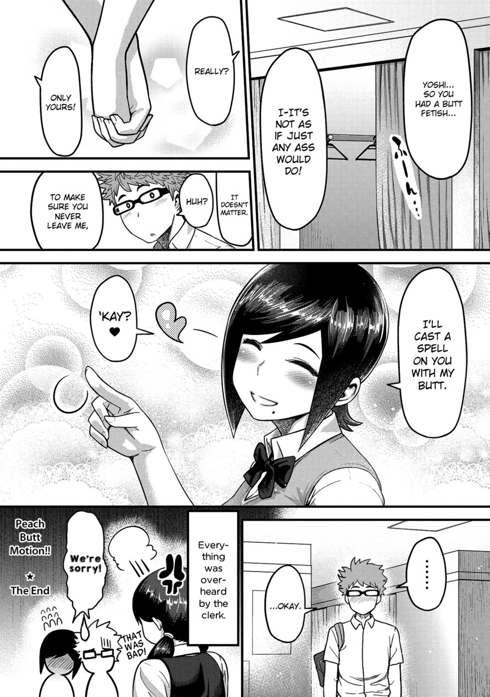 Hentai Manga Comic-Peach Butt Motion-Read-22